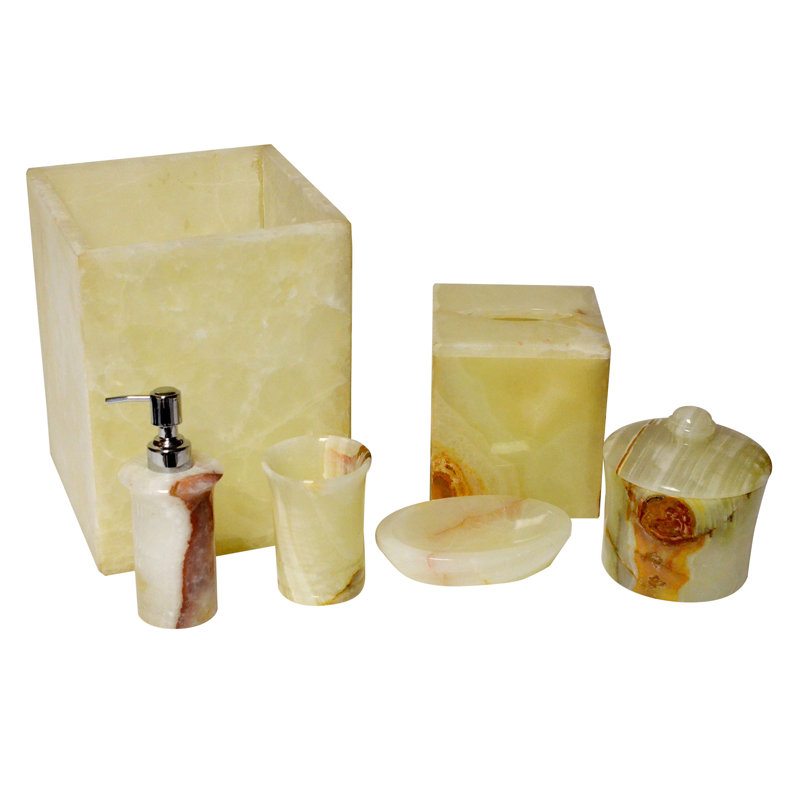 Rembrandt Home Onyx 6 Piece Bathroom Accessory Set & Reviews Wayfair